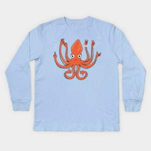 Octopus Kids Long Sleeve T-Shirt